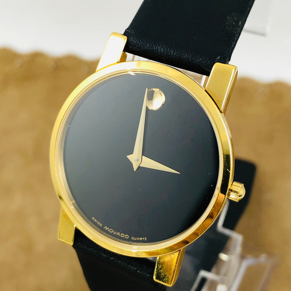movado classic gold